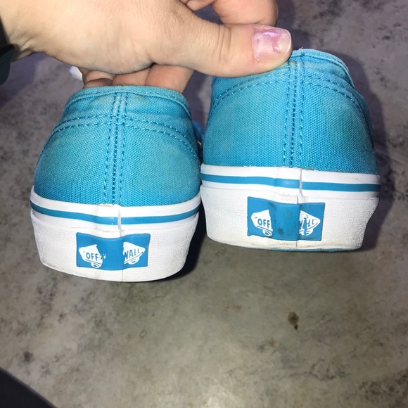 Used Blue Vans, Women’s 8.5 - Picture 5 of 6